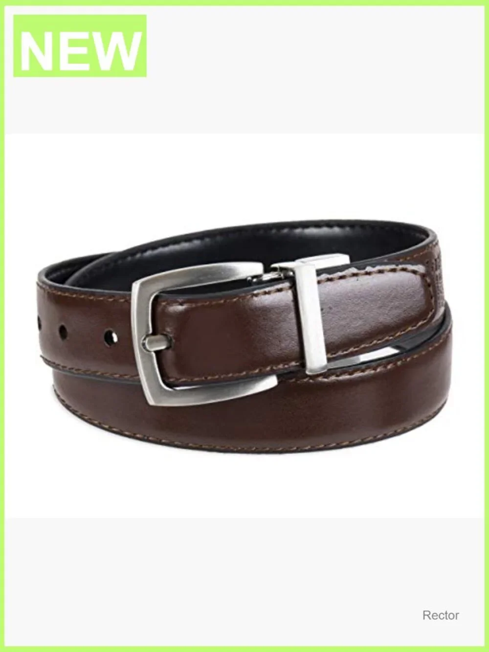 Reversible Dress & Casual Belt for Boys, Bonded Leather, School